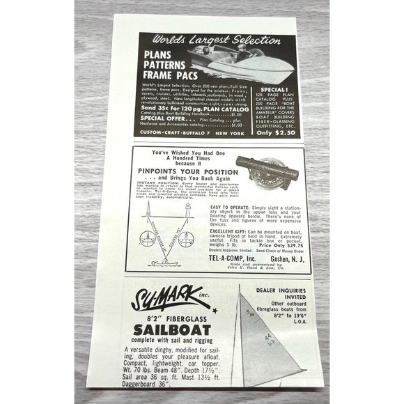 1958 Vintage Print Ad Ivalite Marine Spotlights Arnault Corp - Picture 3 of 6